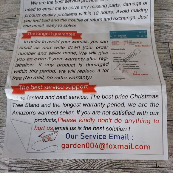 Artificial Christmas Tree Stand 1" 1.25" Or 1.5" Pole Sturdy Metal Folds Easy - Picture 11 of 16